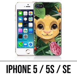 IPhone 5, 5S and SE case - Disney Simba Bebe Leaves
