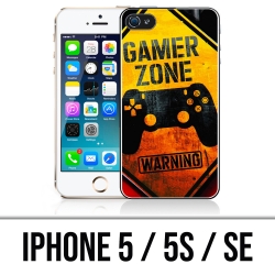 IPhone 5, 5S and SE case - Gamer Zone Warning
