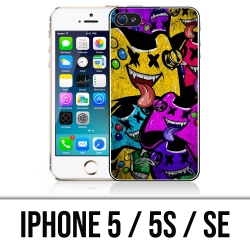 Coque iPhone 5, 5S et SE - Manettes Jeux Video Monstres