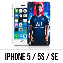 Cover iPhone 5, 5S e SE - Messi PSG