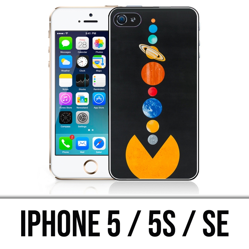 IPhone 5, 5S and SE case - Solar Pacman