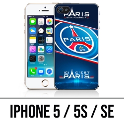 Coque iPhone 5, 5S et SE - PSG Ici Cest Paris