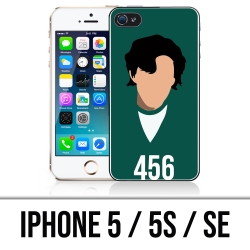 Coque iPhone 5, 5S et SE - Squid Game 456