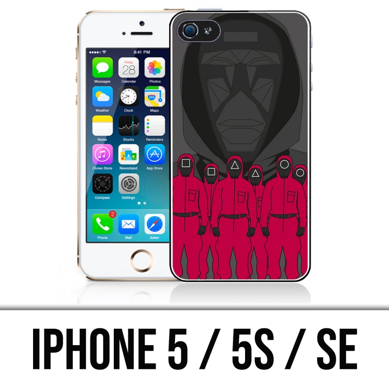 IPhone 5, 5S und SE Case - Squid Game Cartoon Agent