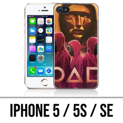 Coque iPhone 5, 5S et SE - Squid Game Fanart