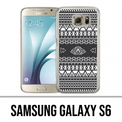 Samsung Galaxy S6 Case - Gray Azteque