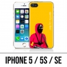 IPhone 5, 5S and SE case - Squid Game Cartoon Soldier