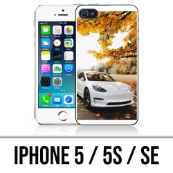 Carcasa para iPhone 5, 5S y SE - Tesla Autumn