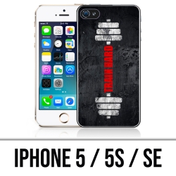 Coque iPhone 5, 5S et SE - Train Hard
