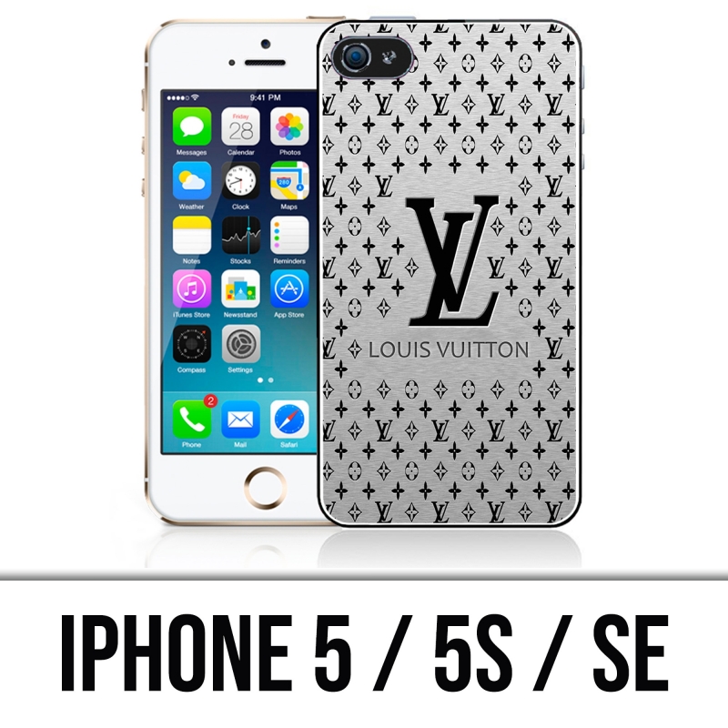 Coque iPhone 5, 5S et SE - LV Metal