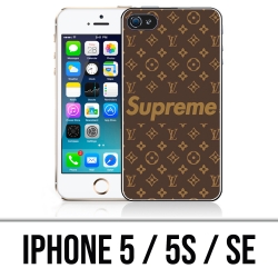 IPhone 5, 5S and SE case - LV Supreme