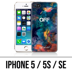 Carcasa para iPhone 5, 5S y SE - Nube de color blanco roto