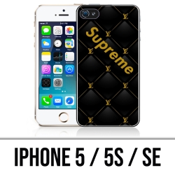 Coque iPhone 5, 5S et SE - Supreme Vuitton
