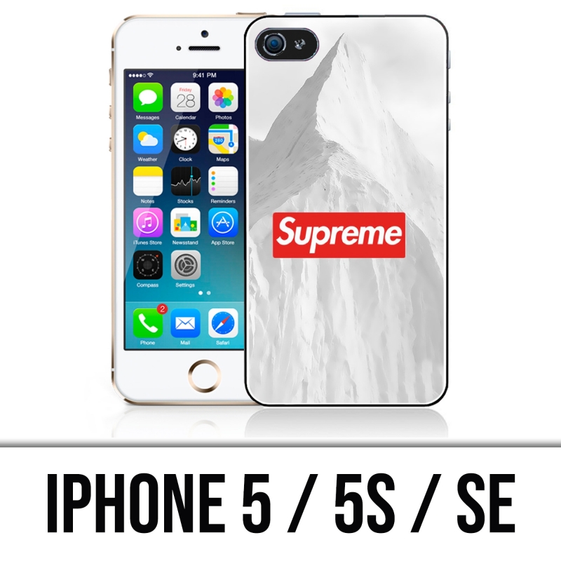 Carcasa para iPhone 5, 5S y SE - Supreme Montagne Blanche
