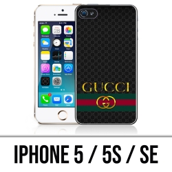 IPhone 5, 5S and SE case - Gucci Gold
