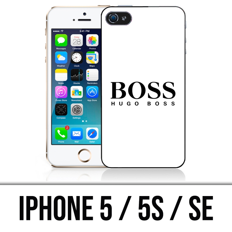 IPhone 5, 5S und SE Case - Hugo Boss Weiß
