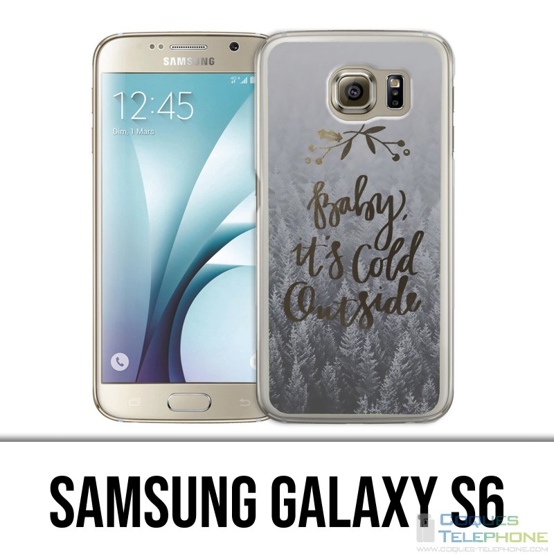Samsung Galaxy S6 Hülle - Baby Cold Outside