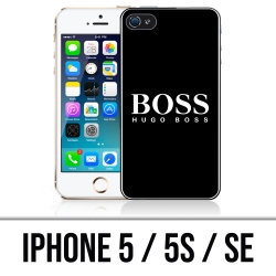 Coque iPhone 5, 5S et SE - Hugo Boss Noir