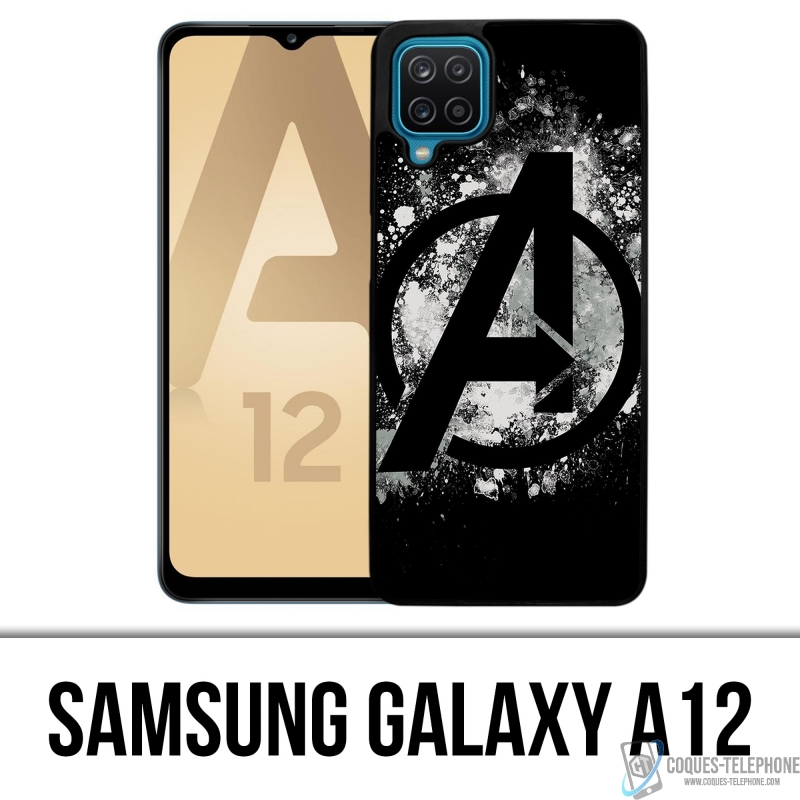 Coque Samsung Galaxy A12 - Avengers Logo Splash