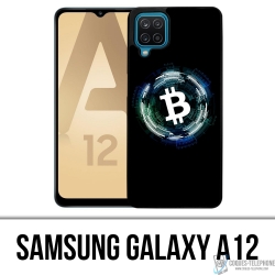 Custodia Samsung Galaxy A12 - Logo Bitcoin