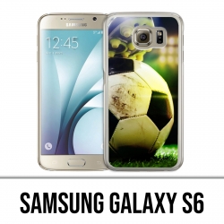 Samsung Galaxy S6 Hülle - Fußball Fußball