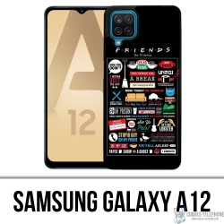 Samsung Galaxy A12 Case - Freunde Logo