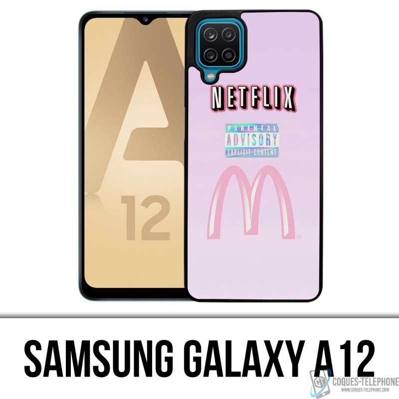 Coque Samsung Galaxy A12 - Netflix And Mcdo