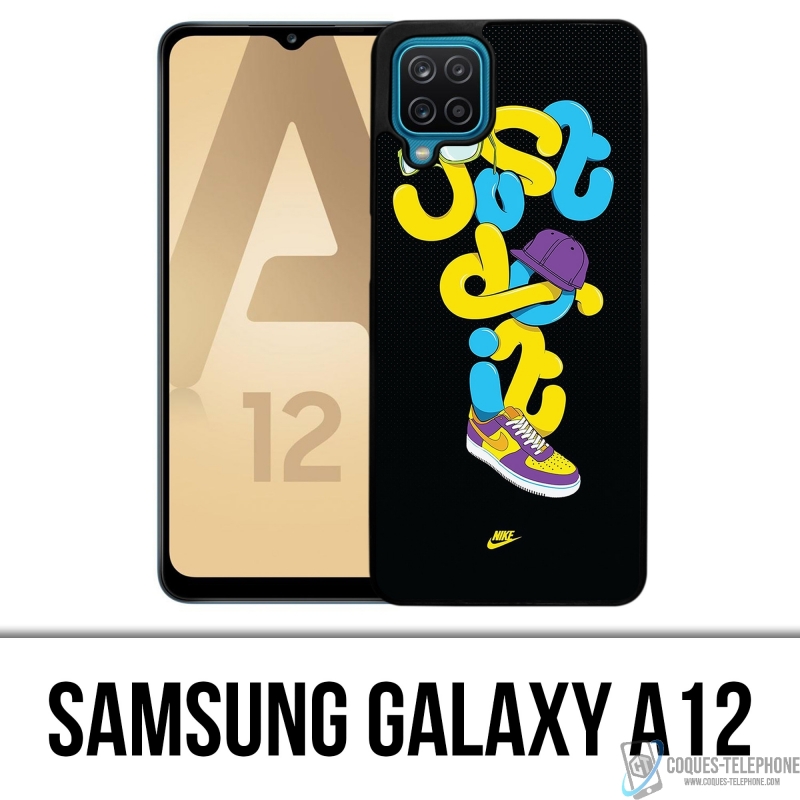 Coque Samsung Galaxy A12 - Nike Just Do It Worm