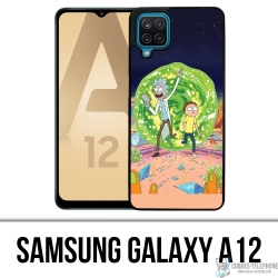 Custodia per Samsung Galaxy A12 - Rick e Morty