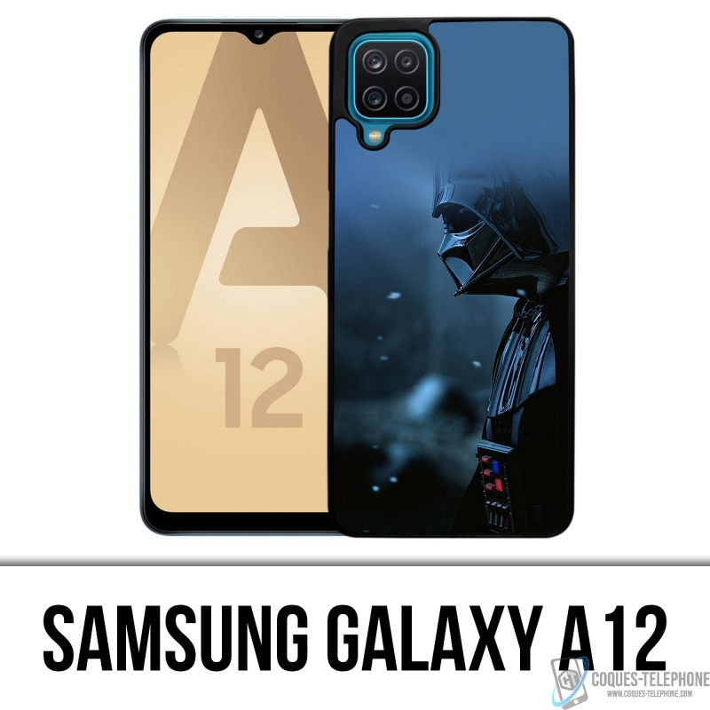 Coque Samsung Galaxy A12 - Star Wars Dark Vador Brume