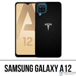 Custodia per Samsung Galaxy A12 - Logo Tesla