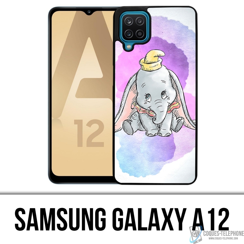 Coque Samsung Galaxy A12 - Disney Dumbo Pastel