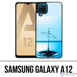Samsung Galaxy A12 Case - Wassertropfen