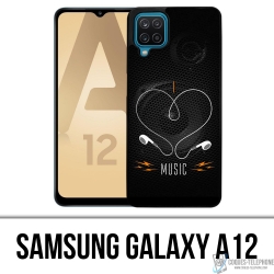 Cover Samsung Galaxy A12 - Amo la musica