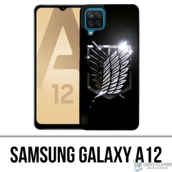 Funda Samsung Galaxy A12 - Logotipo de Attack On Titan