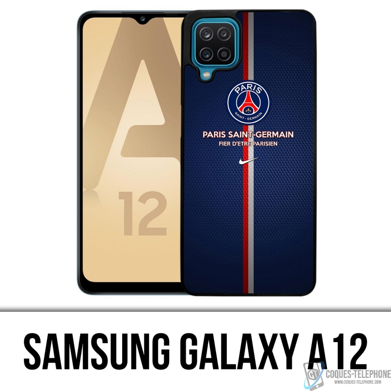 Coque Samsung Galaxy A12 - PSG Fier Etre Parisien