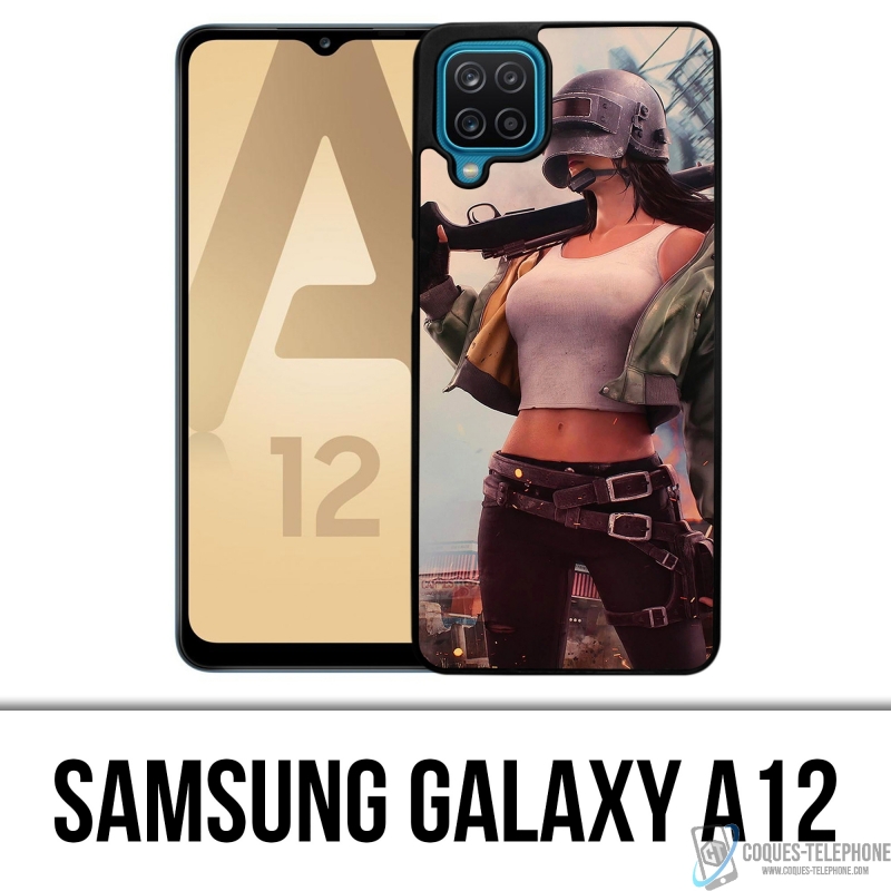 Coque Samsung Galaxy A12 - PUBG Girl
