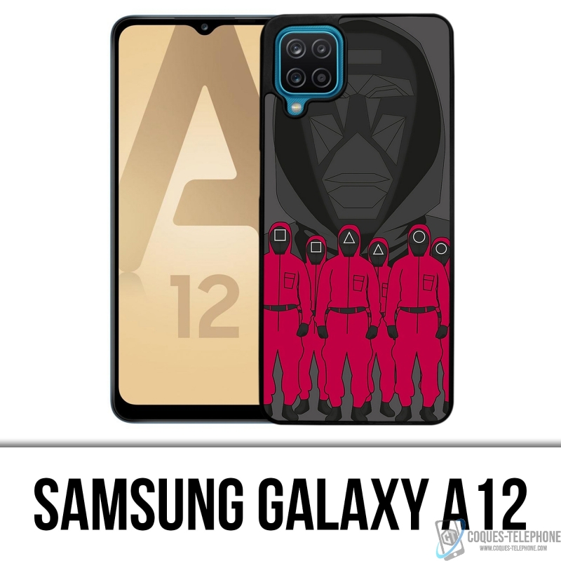 Coque Samsung Galaxy A12 - Squid Game Cartoon Agent