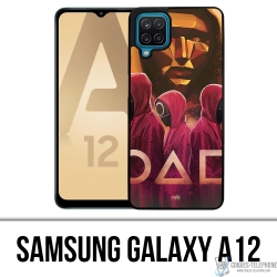Samsung Galaxy A12 Case - Tintenfisch-Spiel Fanart