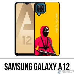 Cover Samsung Galaxy A12 - Squid Game Soldier Cartoon