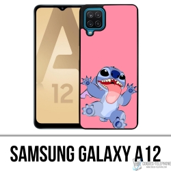 Custodia per Samsung Galaxy A12 - Linguetta cucita