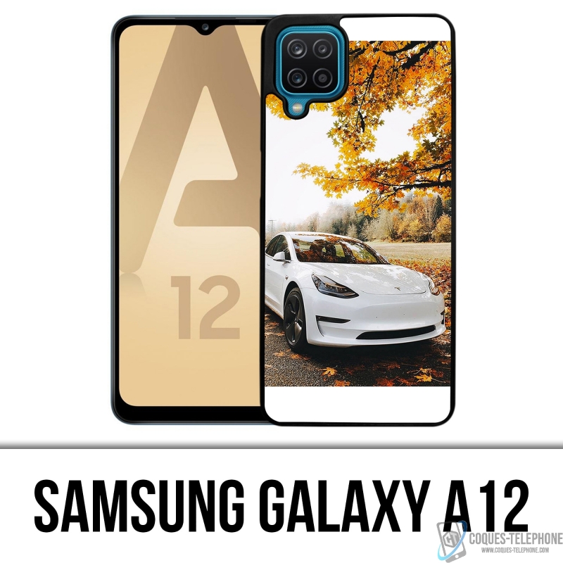 Coque Samsung Galaxy A12 - Tesla Automne