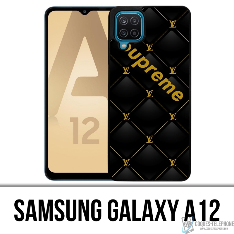 Coque Samsung Galaxy A12 - Supreme Vuitton