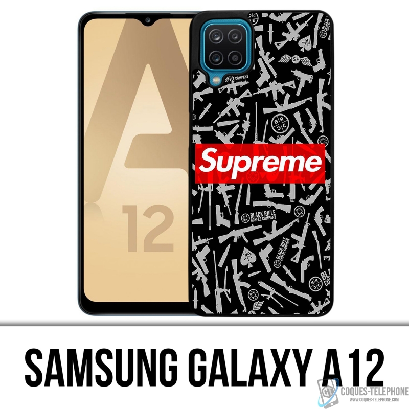 Custodia Samsung Galaxy A12 - Fucile nero supremo