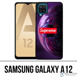 Samsung Galaxy A12 Case - Supreme Planet Lila