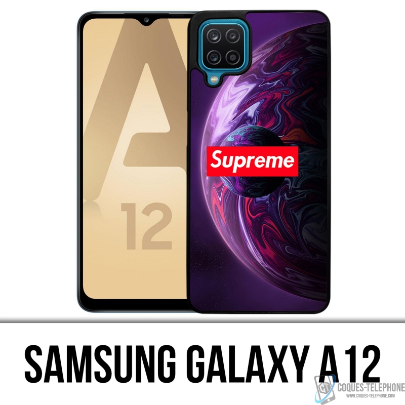 Coque Samsung Galaxy A12 - Supreme Planete Violet