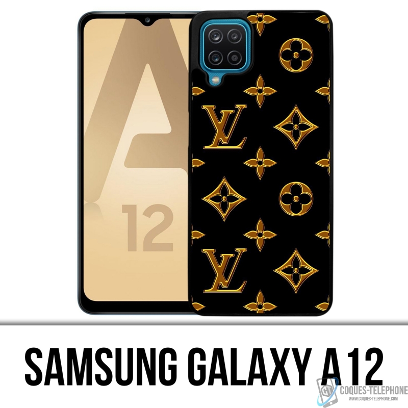 Coque Samsung Galaxy A12 - Louis Vuitton Gold