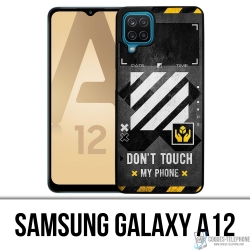 Samsung Galaxy A12 Case - Weiß mit Touch-Telefon