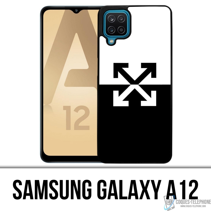 Coque Samsung Galaxy A12 - Off White Logo