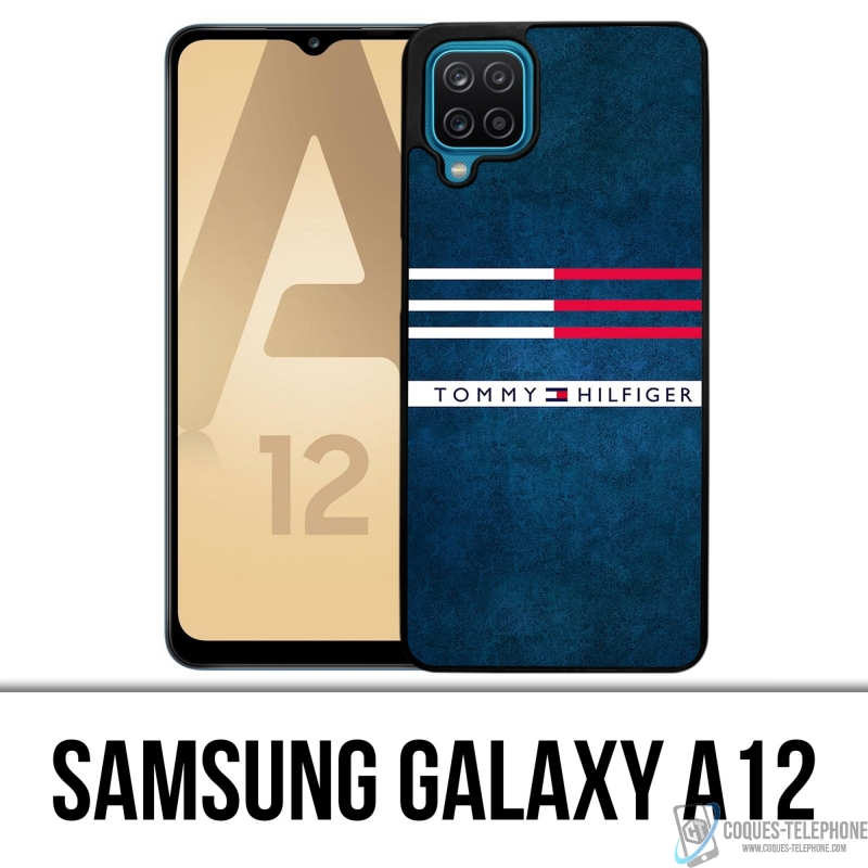 Coque Samsung Galaxy A12 - Tommy Hilfiger Bandes